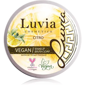 Luvia Cosmetics Brush Soap čistiace mydlo pre kozmetické štetce s vôňou Citro 100 g