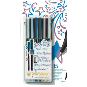 Chameleon Fineliner Cool 6 ks