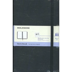 Moleskine - skicář v tvrdých deskách - 13 x 21 cm, černý
