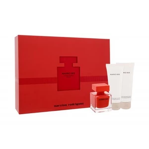 Narciso Rodriguez Narciso Rouge darčeková kazeta parfumovaná voda 50 ml + sprchovací krém 75 ml + telové mlieko 75 ml pre ženy