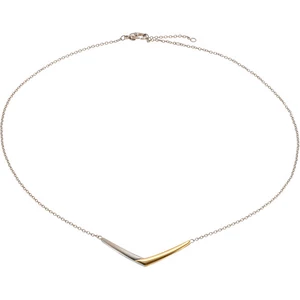 Boccia Titanium Titanový bicolor náhrdelník s ozdobou 08046-02