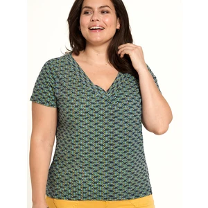 Green Patterned T-Shirt Tranquillo - Women