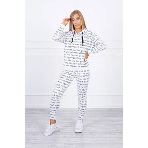 Set with print white