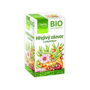 Apotheke BIO Hřejivý zázvor s rakytníkem sáčky 20 x 2 g