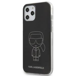 Tok Karl Lagerfeld PC/TPU Metallic Iconic Outline  iPhone 12 Pro Max, black - PC