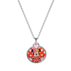 Disney Slušivý dievčenský náhrdelník Minnie Mouse NH00544RL-16