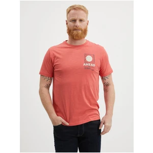 Red men's T-shirt LERROS - Men