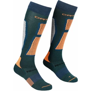 Ortovox Ski Rock'N'Wool Long Socks M Pacific Green 45-47 Chaussettes de ski