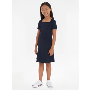 Dark blue girls' dress Tommy Hilfiger - Girls