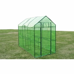 Fóliovník se 2 policemi 120 x 240 x 190 cm Dekorhome,Fóliovník se 2 policemi 120 x 240 x 190 cm Dekorhome