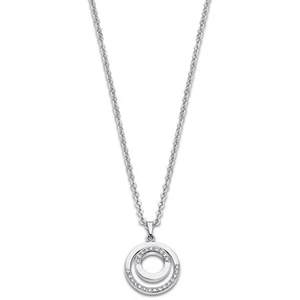 Lotus Style Oceľový náhrdelník s trblietavými zirkónmi Urban Woman LS2180-1 / 1