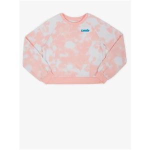 Levi's White-Pink Girls' Batik Sweatshirt Levi's® - Girls