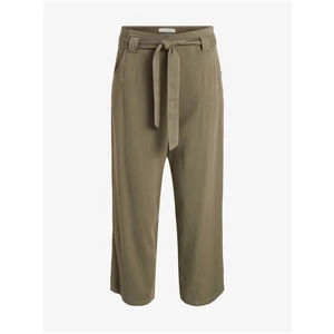 Khaki culottes with binding VILA Priya - Women