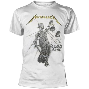 Metallica Tričko And Justice For All Bílá XL
