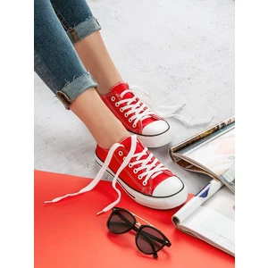 J. STAR CLASSIC RED SNEAKERS