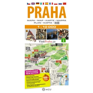 Praha - plán města  1:10 000 [Mapy, Atlasy]