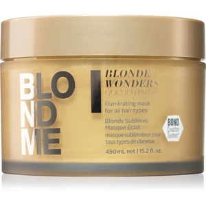 Schwarzkopf Professional BlondMe Blonde Wonders Golden Mask odżywcza maska dla ożywienia koloru ciepłych odcieni blondu 450 ml