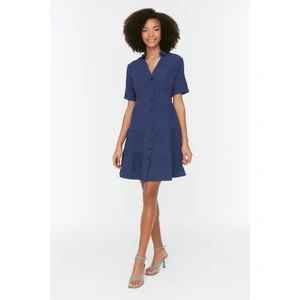 Trendyol Navy Blue Shirt Dress