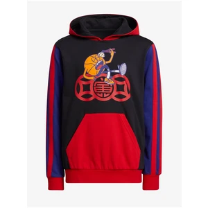 Red-Black Boys' Sweatshirt adidas Performance - unisex