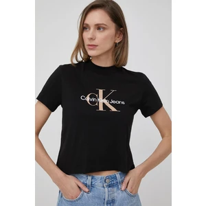 Calvin Klein Jeans Triko Černá