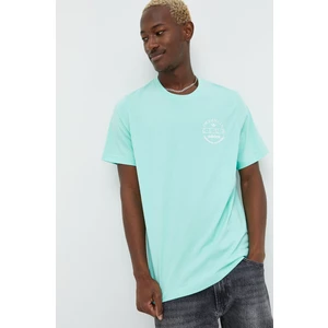 Light Green Men's T-Shirt with Adidas Originals Print - Men's