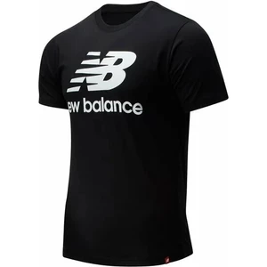 Koszulka męska New Balance Essentials Stacked Logo T BK MT01575BK