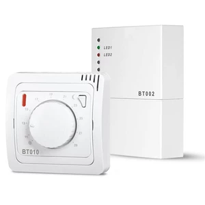 Termostat Elektrobock BT012 (BT012) biely Bezdrátový termostat BT012

BT012 je bezdrátový termostat se systémem samoučení kódů a jednoduchým ovládáním