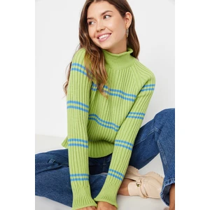 Trendyol Sweater - Green - Regular fit