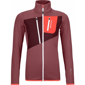 Ortovox Outdoorová mikina Fleece Grid Jacket W Mountain Rose XS