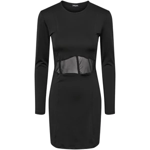 Pieces Dámské šaty PCMAJA Slim Fit 17131575 Black XL