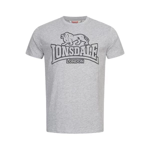 T-shirt da uomo Lonsdale 117420-Marl Grey/Black