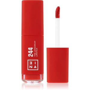 3INA The Longwear Lipstick dlouhotrvající tekutá rtěnka odstín 244 - Red 6 ml