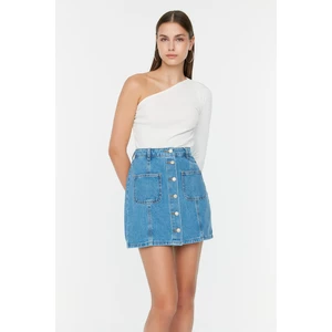 Trendyol Skirt - Blue - Mini