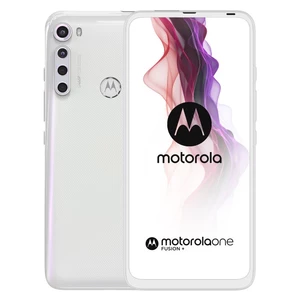 Motorola One Fusion+, 6/128GB, Dual SIM, Moonlig White - EU disztribúció