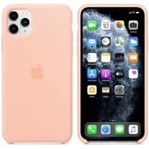 Apple iPhone 11 Pro Max Silicone Case-Grapefruit