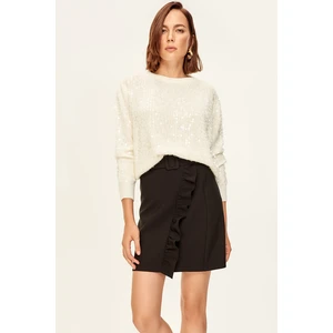 Trendyol Black Frilly Skirt