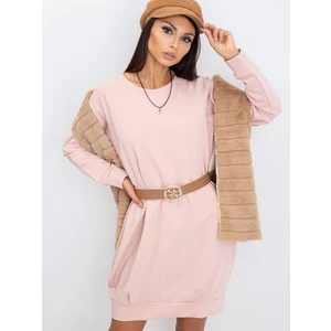 Dusty pink cotton dress