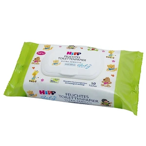 Hipp Babysanft Ultra Sensitive vlhčený toaletní papír 50 ks