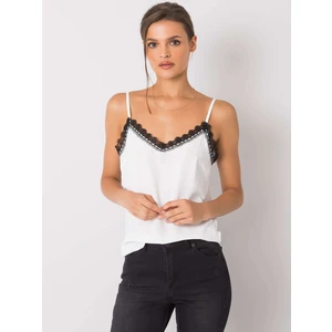 Women's black and white top