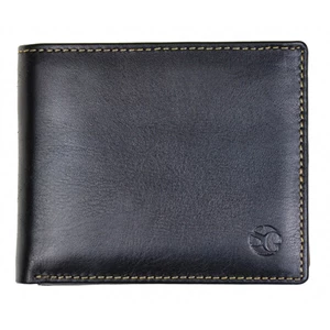 SEGALI Pánská kožená peněženka 7110 black/cognac