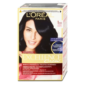 L’Oréal Paris Excellence Creme barva na vlasy odstín 100 True Black