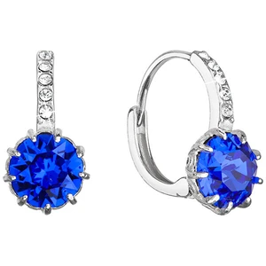 Evolution Group Úchvatné strieborné náušnice s kryštálmi Swarovski 31302.3