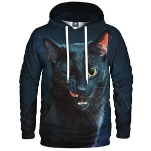 Aloha From Deer Unisex's Black Cat Hoodie Aloha H-K AFD007