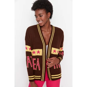 Trendyol Cardigan - Brown - Regular fit