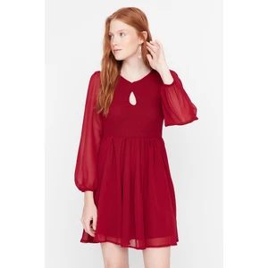 Trendyol Dress - Burgundy - Basic