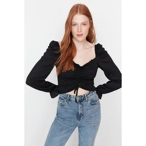 Trendyol Blouse - Black - Slim fit