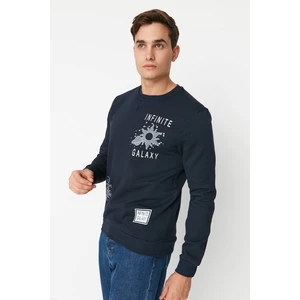 Trendyol Sweatshirt - Dark blue - Regular fit