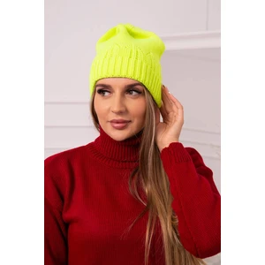 Women's cap Irmina K333 green neon