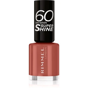 Rimmel 60 Seconds Super Shine lak na nechty odtieň 707 Tan-A-Cotta 8 ml