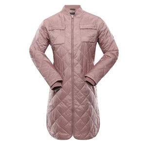 Women's quilted coat nax NAX LOZERA pale mauve